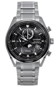 Orologio da uomo Citizen Tsuki-Yomi Solar Casual BY1018-80E 100M - Foto 1 di 4
