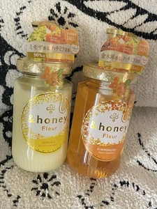 & Honey Fleur Shampoo Treatment Set Mimosa Honey Scent Kinmokusei Limited - Picture 1 of 3