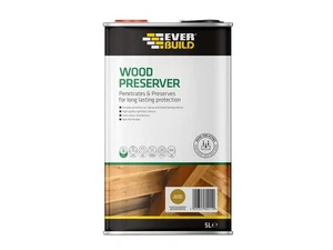 Everbuild Sika Wood Preserver Golden Chestnut 5 litre EVBLJGC05 - Picture 1 of 1