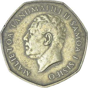 Samoa | 1 Tala | Malietoa Tanumafili II | Cross | Shield | KM:57 | 1984 - 1987 - Picture 1 of 4
