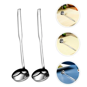  Cucharón separador de aceite de grasa para sopa 4 piezas: cuchara de filtro de acero inoxidable grasa para alimentos - Imagen 1 de 12
