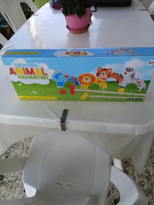 Jeu De Croquet Bois - Photo 1/2