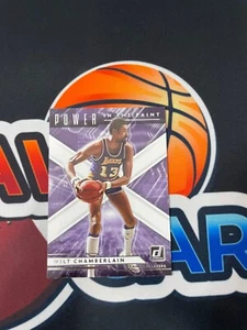 2021 Donruss #1 Wilt Chamberlain Power in the Paint Insert Los Angeles Lakers - Bild 1 von 2