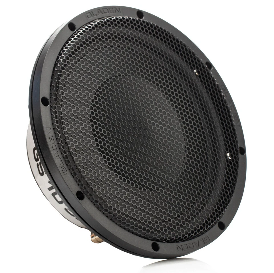 Gladen GS10-Slim 25cm 10" Zoll Subwoofer Bass Chassis flach kleine Gehäuse Volum - Bild 1 von 4