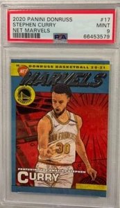 2020 Panini Donruss Net Marvels #17 Stephen Curry PSA 9 MINT - Picture 1 of 1