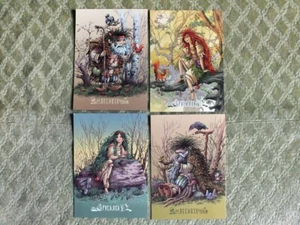 Russian Fairy Tales Personages Collector's Set Postcards Mermaid Wood Goblin - Picture 1 of 4