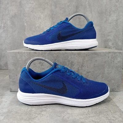 Nike Revolution 3 Unisex Turnschuhe UK Größe 5 Laufschuhe Blau Gym Training - Bild 1 von 4
