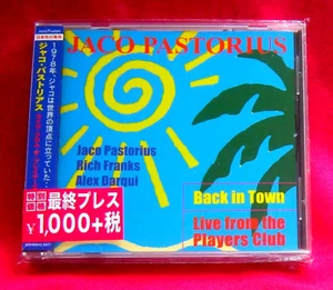 Jaco Pastorius Back in Town Live From The Players Club CD MINT JAPAN KDJ-002 - Imagen 1 de 2