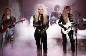 Vixen Band Live on Stage in Concert Photo Print Poster Janet Gardner - Picture 1 of 1
