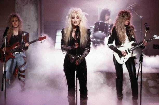 Vixen Band Live on Stage in Concert Photo Print Poster Janet Gardner - Image 1 of 1