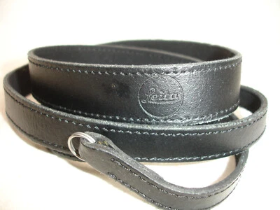 Genuine Leica Black Leather Neck/Shoulder Camera Strap for Q, Q2, Q3, X1, X2, XE - Image 1 of 4