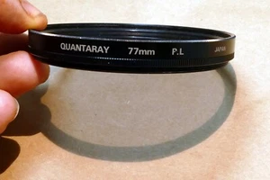 Quantaray Digital 77mm Lens Filter PL Polarizer Linear threaded - Picture 1 of 9