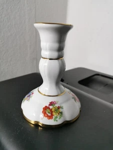 Kerzenständer Kleiber Porzellan Bavaria 22 Karat Gold Auflage ca.12cm - Bild 1 von 4