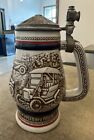VINTAGE AVON 1979 LIDDED CERAMIC BEER STEIN CLASIC CARS Handcrafted In Brazil