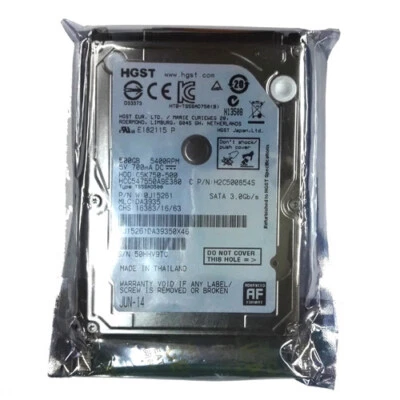 Hitachi Travelstar 5K750 500GB HTS547550A9E384 5400RPM 2.5" Laptop Hard Drives - Image 1 of 4