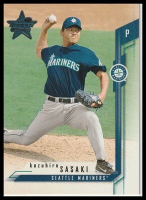 2001 Kazuhiro Sasaki Leaf Rookies & Stars Baseball #99 Seattle Mariners - Image 1 of 2