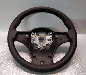 BMW X5 E53 X3 E83 STEERING WHEEL SPORT SE BLACK LEATHER 6768833 2004-2009 - Picture 1 of 7