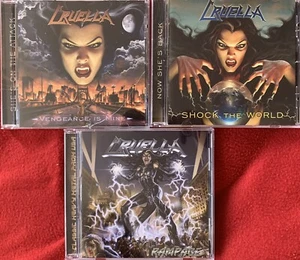 Cruella- Vengeance Is Mine • Shock The World • Rampage (3 CD Lot) Exciter, Dio - Picture 1 of 4