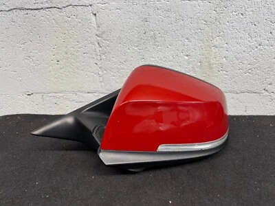 ✅ Espelho externo 12-18 Bmw F30 3 Series visão lateral esquerda driver vermelho A75 fabricante de equipamento original 5 pinos - Imagem 1 de 4
