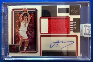 2021-22 Panini One & One Prime púrpura rpa radiocontrol Alperen Sengun #PR-ASG 19/35 - Imagen 1 de 2