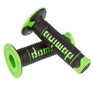 Domino Offroad 22mm Black/Green Grips 7/8" to fit KTM 150 XC 2016