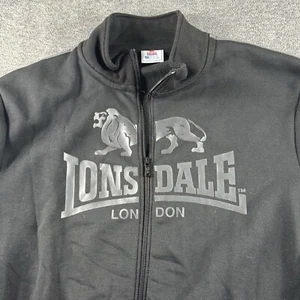 Vintage Lonsdale London Sweatshirt Big Logo Schwarz Herren Gr. 3XL - Bild 1 von 6
