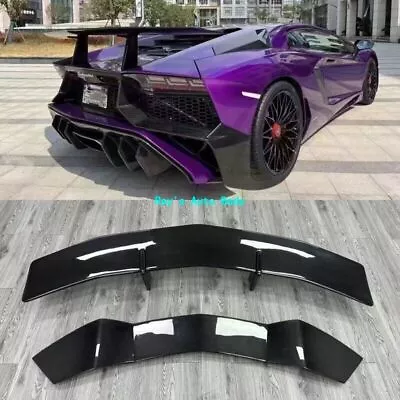 Fits For Lamborghini Aventador LP700 LP720 Carbon Fiber Rear Trunk Spoiler Wing - Image 1 of 4