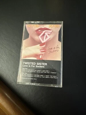 Twisted Sister *Love Is For Suckers *cassette tape  1987 Atlantic *81772-4 - Image 1 of 4