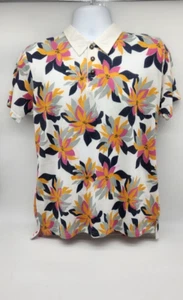 Sovereign Code Los Angeles Size Small/Medium New W/Tags Floral Polo Shirt - Picture 1 of 26