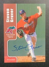 2014 Grandstand, Fort Myers Miracle - STEVEN GRUVER - autographed