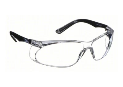 (12) Condor Safety Glasses 4VCK2B Polycarbonate  Anti Scratch Clear Black - Image 1 of 4