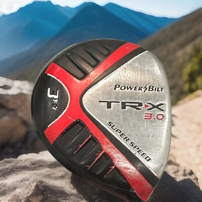 PowerBilt TRX 3.0 3 FW (madera de calle) varilla de grafito flexible regular 42” diestro Foto 1 de 4