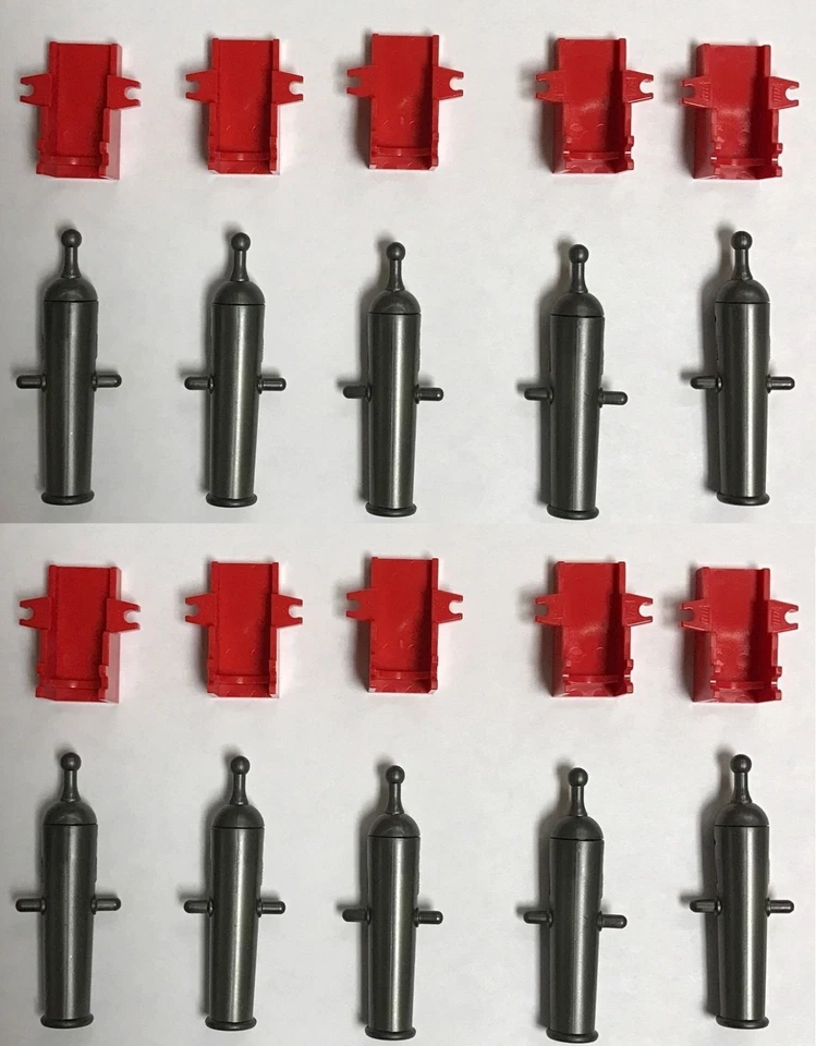 ЛОТ ИЗ 10 LEGO ПИРАТЫ СЕРАЯ ПУШКА И КРАСНАЯ БАЗА ОРУЖИЕ СТРЕЛЬБА ПРУЖИННАЯ ЗАГРУЗКА - Изображение 1 из 1