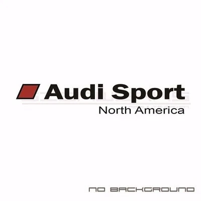 Audi Sport North America Sticker decal A4 S4 S3 TT R8 A6 Q5 Q7 A3 RS5 S5 RS Pair - Image 1 of 4
