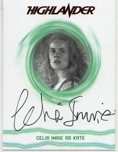 Tarjeta autógrafa Highlander 2024 Expansion: BWFCI1 Celia Imrie como Kate - Imagen 1 de 1