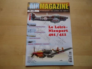 MILITARIA N°43 AIR MAGAZINE AVIATION MAQUETTE LOIRE-NIEUPORT 401 NORTH AMERICAN - Photo 1/4