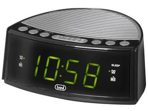 Radiosveglia Digitale Display LED Nero/Argento 0RC84600 Trevi - Foto 1 di 3
