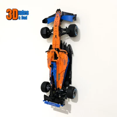 Wall Mount Bracket (vertical) for LEGO Technic McLaren Formula 1 2022 (set42141) - Image 1 of 4