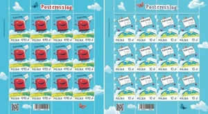 Poland 2024. Postcrossing. 2 Mini Sheets. MNH - Picture 1 of 1