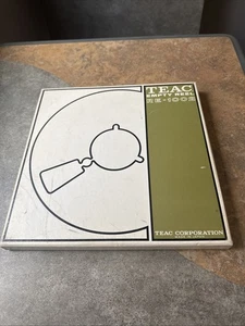 TEAC 10.5 INCH METAL 1/4" EMPTY TAKE UP REEL RE-1002 WITH BOX MADE IN JAPAN - Picture 1 of 16