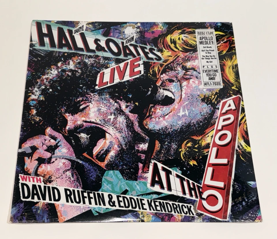 Daryl Hall & John Oates Live At The Apollo Vinyl LP 1985 RCA SEALED Original Foto 1 de 4