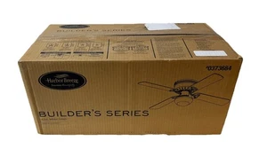 Harbor Breeze Ceiling Fan w/ Light Armitage White Indoor Flush Mount 42 inch NEW - Picture 1 of 5