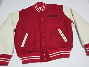 Vintage 90s Siegfried & Roy Mirage Las Vegas Tiger Red Varsity Jacket Mantacore - Picture 1 of 12