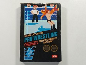 PRO WRESTLING NINTENDO NES PAL-FRA (VERSION ASD) - (COMPLETE - BOX DAMAGED)