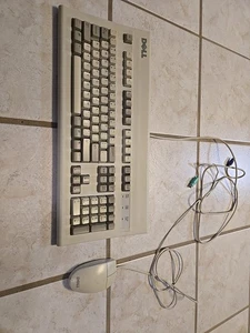 Dell PS/2 Keyboard (AT101W) & Mouse (M-S34) Combp - Black Alps Switches - Tested - Picture 1 of 8