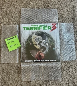 Terrifier 3 Movie Soundtrack Green Vinyl LP Signed Paul Wiley - Only 800 Exist - Picture 1 of 5