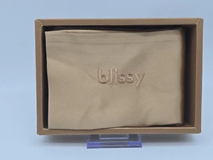 Funda de Almohada Blissy 100% Seda Morera Estándar Dorada NUEVA - Imagen 1 de 3