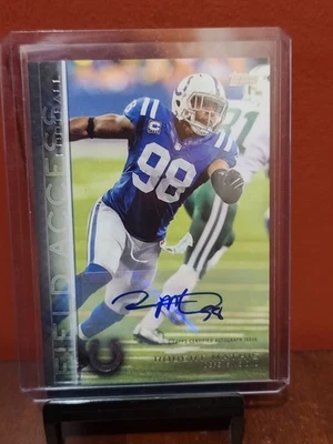 2015 Topps Field Access  Auto Robert Mathis #97 Colts - Image 1 of 3