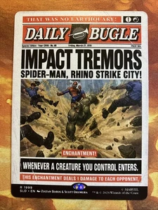 Magic The Gathering Impact Tremors Secret Lair: Marvel's Spider-Man: Daily Bugle ¡Noticias de última hora! - Imagen 1 de 2