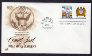 1998 Great Seal Coil Single - Artcraft FDC TB786 - Picture 1 of 1